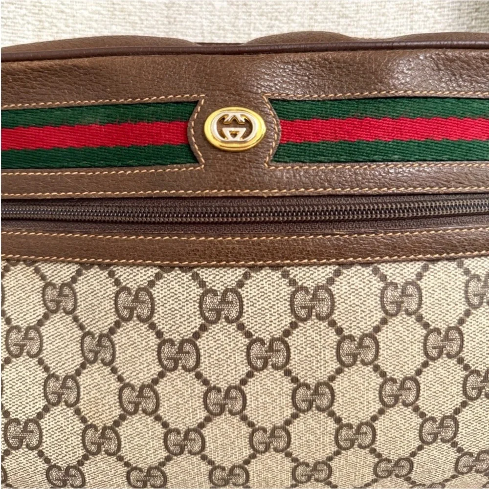 Authentic Gucci crossbody bag brown monogram coated canvas - Picture 3 of 12